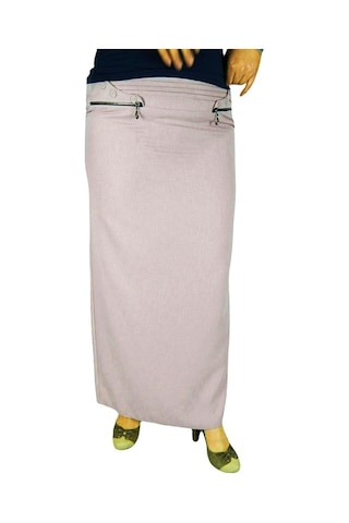 Kadın Pembe Uzun Etek Mnls87003