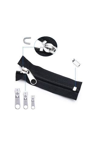 194 Adet Çinko Alaşımlı Boyalı Naylon Fermuar Çektirme Seti Giyim Çadırı Kurulumu İçin