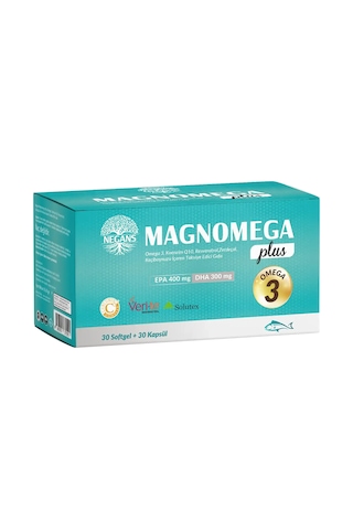 Negans Magnomega Omega 3 Balıkyağı Multivitamin 60 Kapsül