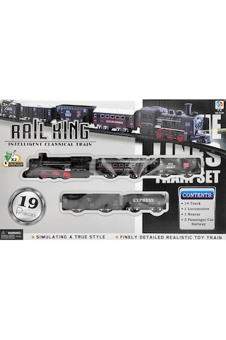 Ethem Oyuncak Siyah Tren Seti Büyük Boy Tl06