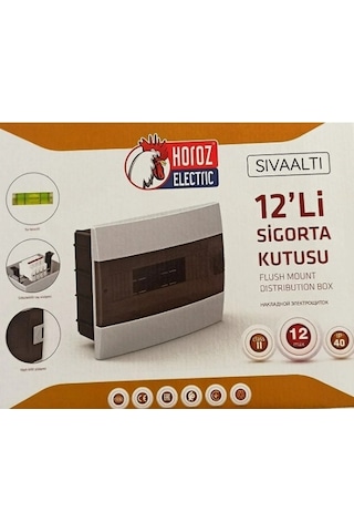 Horoz 12 Li Sıva Altı Sigorta Kutusu