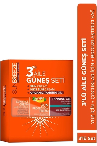 Sun Breeze 3'lü Aile Güneş Seti