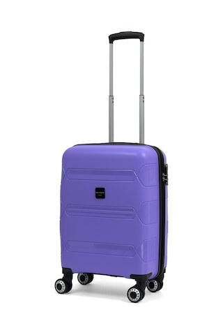 Lucas Polipropilen Kırılmaz Valiz, Kabin Boy Mor