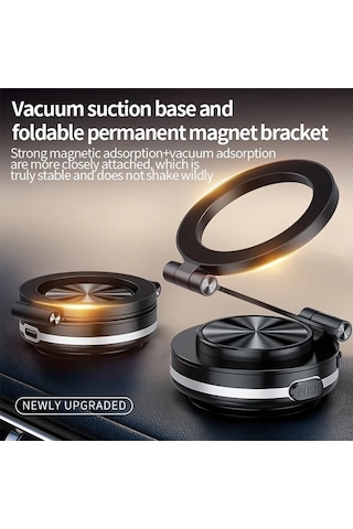 Motion003 Simli Manyetik Cep Telefonu Tutucu Araba Elektrikli Emme Kupasi Vakum İphone Uyumlu Telefon Tutucu