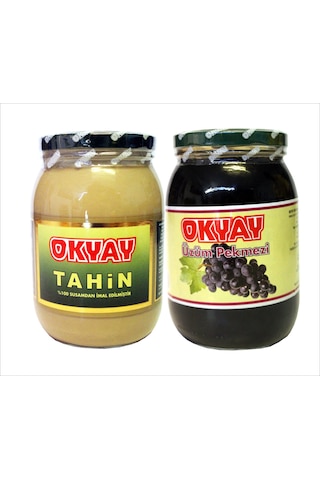 Okyay Tahin 1900 G + Üzüm Pekmezi 1900 G Okyay Tahin 1900 G + Üzüm Pekmezi 1900 G