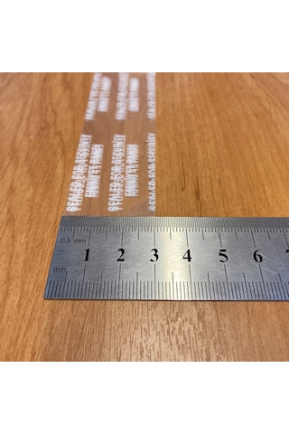 Şişe Kavanoz Emniyet Garanti Bandı 66 Mm Ağız Uyumlu , Şişe Emniyet Bandı X 100 Adet