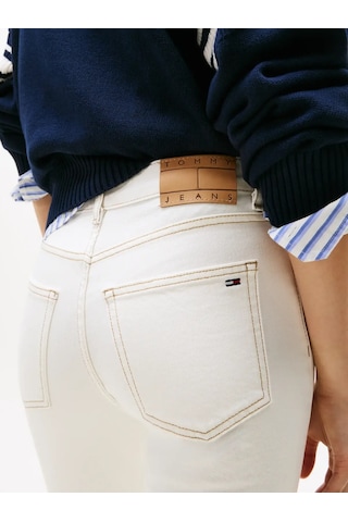 Tommy Hilfiger Lucy Mr Slım Dı4192, 1d0 Beyaz Kadın Kot Pantolon