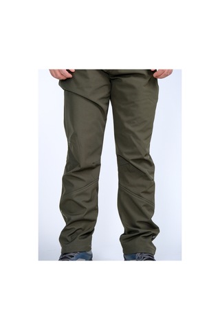 Outdo Kışlık İçi Polarlı İthal Softshell Rüzgar Geçirmez Su İticidir Reflektörlü Erkek Pantolon Haki Haki