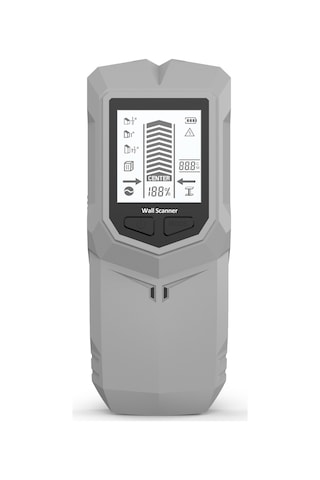 Aubyhe Gri Duvar Dedektörü: 6 Fonksiyonlu Metal, Tel, Beton Çelik Tespit Cihazı - Yüksek Hassasiyetli, Pil Hariç
