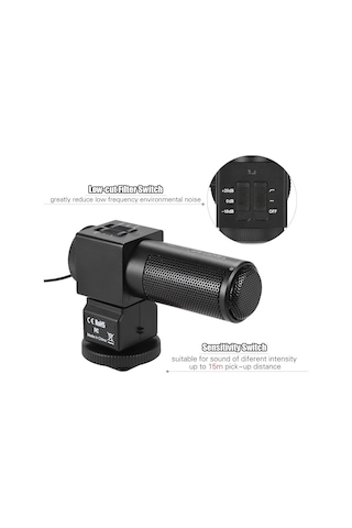 Takstar Sgc-698 Dslr Kamera Fotoğraf Makina Uyumlu Profesyonel