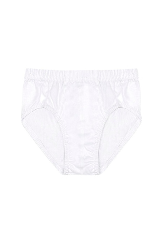 Özkan Underwear Erkek Çocuk %100 Pamuklu Süprem Esnek Rahat Külot Beyaz K0710 Beyaz