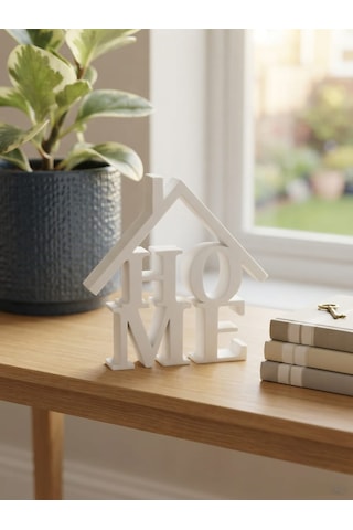 Dekoratif Home Yazılı Masa Üstü Obje Diğer