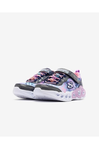 Skechers Infınıte Heart Lıghts Heart Jewels Büyük Kız Çocuk Lacivert Işıklı Spor Ayakkabı 303261l Nvmt Lacivert