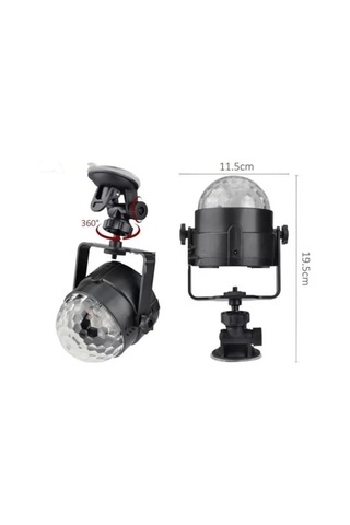 Uzaktan Kumandalı, Ses Kontrollü Led Disko Işığı - Parti Ve Kulüpler İçin Çok Renkli