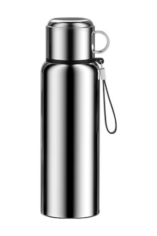 Dinosaurs Outdoors 1500 Ml. Paslanmaz Çelik Termos - Gümüş Altın