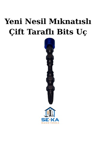 Yeni Nesil Mıknatıslı Çift Taraflı Bits Uç Profesyonel Pratik Vidalama Ucu Ph2 X 65 Mm 1 Adet