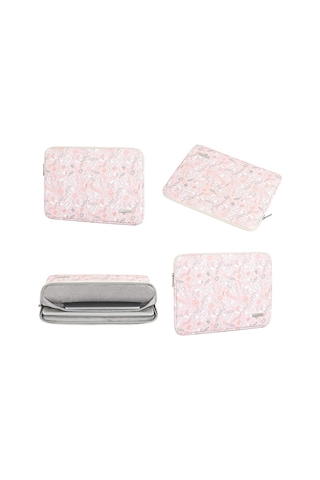 G4-01 12 İnç Dizüstü Bilgisayar Astar Çantası Pu Deri Baskı Su Geçirmez Koruyucu Kapak