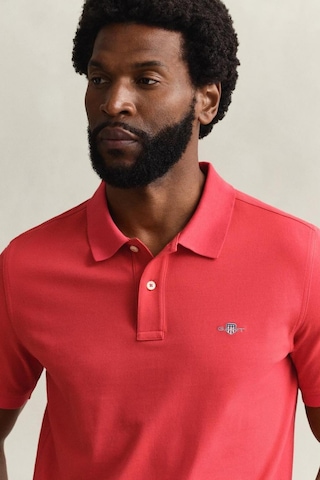 Gant Erkek Kırmızı Regular Fit Logolu Polo Yaka T-shirt-14703