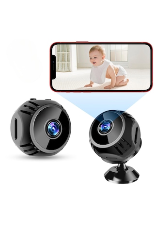 İdragon İ-cam Mini Wifi Güvenlik Kamerası 1080p Full Hd, 140 Geniş Açı, Gece Görüşlü, Mobil Uygulama İle Uzaktan İzleme, Tf Kart Destekli Ip Kamera