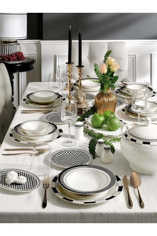 Pierre Cardin 60 Parça 12 Kişilik Yemek Takımı Pendor