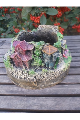 Dekoratif Yazlık Evler Saksı