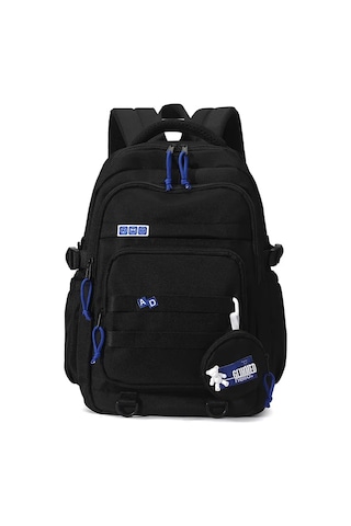 Fengdong Orta Okul Çantaları Kızlar İçin Lise Basit Sırt Çantası Açık Vizon