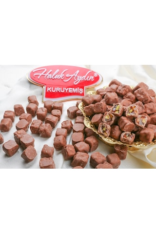 Haluk Aydın Kuruyemiş Antep Fıstıklı Çikolata Kaplı Lokum 480 G