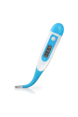 Sones Adet Lcd Elektronik Dijital Bebek Termometresi Su Geçirmez Yumuşak Uçlu Tıbbi Ev Termometresi, Rastgele Renk Teslimatı