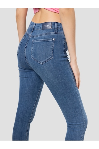 Nicole Skinny Fit Kadın Pantolon Mavi