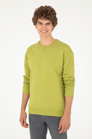 U.S. Polo Assn. Erkek Bisiklet Yaka Fıstık Basic Şardonlu Sweatshirt 50295148-VR087