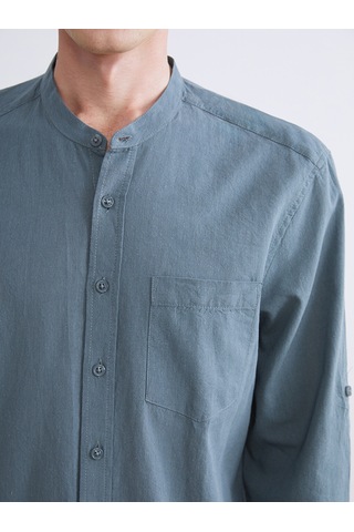 Lcwaıkıkı Classic Yeşil Regular Fit Uzun Kollu Poplin Erkek Gömlek