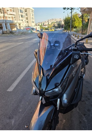 Motocam Yamaha Xmax Ön Cam 2014-2017 Model 36cm Füme Renkli 4mm Sportif