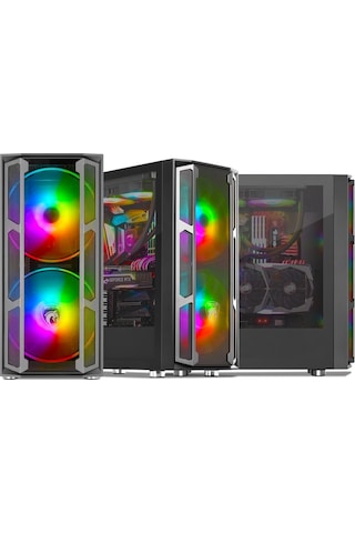 Green Grıffın G6 2x200 Mm 1x120 Mm Argb 2x3.2 1x Type-c Kumandalı Oyun Kasası Psu Yok
