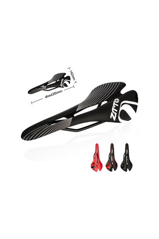 Neevoyu Ztto Konforlu Bisiklet Sele - Mtb Ve Yol Bisikletleri İçin Su Geçirmez Hafif Koltuk Siyah