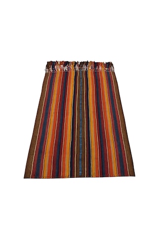 Kilim Antik El Dokuma Yün Konya Yörük Kilimi 0081 - Antika - Çok Renkli