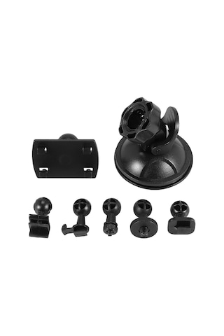 Dashcam İçin Vantuzlu Araç Montaj Aparatı, 6 Adaptör, 360 Derece Döndürülebilir, Dvr Kamera, Video Kamera, Gps, Aksiyon Kameraları İçin