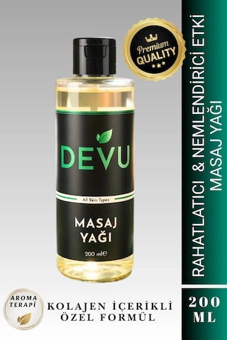 Devu Doğal Masaj Yağı 200 ML