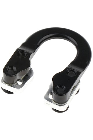 Dolıty Okçuluk D Döngü Metal Halka Bileşik Yay Dize Ok Siyah Siyah