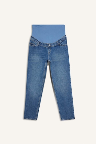 Defacto Straıght Fıt Beli Lastikli Bilek Boy Jean Yıkamalı Hamile Pantolon H2077ax26smnm28