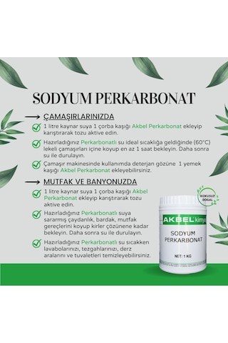 AKBEL SODYUM PERKARBONAT 2 KG