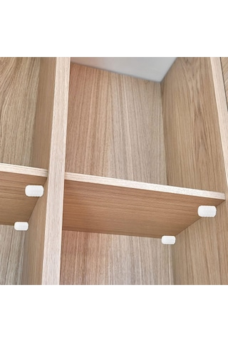 Çivili Raf Pimi Duvar Dolap Mobilya Pimi Sert Plastik Raf Tutucu Şeffaf 100 Adet Tekli 1 Paket