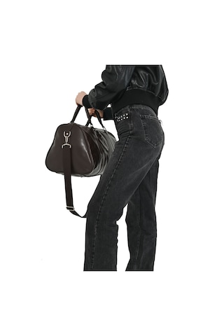 My Free Bag Gk Kahverengi Deri Unisex İş, Seyehat, Spor İçin El Çantası / Valizi Kahverengi