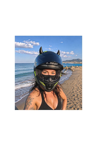 Şeytan Boynuzu Motosiklet Kask Aksesuarı 2adet Kask Dahil Değildir