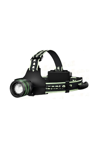Bedotech Bd-9 60w Tg + Smd Led Alüminyum Alaşımlı Zoomlu Type-c Şarjlı Sensörlü Kafa Feneri Çok Renkli
