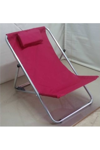 Plaj Balkon Teras Bahçe Sandalye Koltuk Şezlong Pratik Katlanır Turkuaz