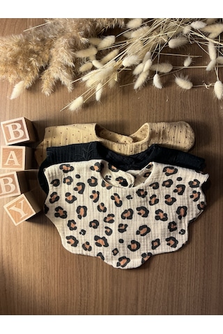 Venedy's Wild Trio Bib Set Leopar
