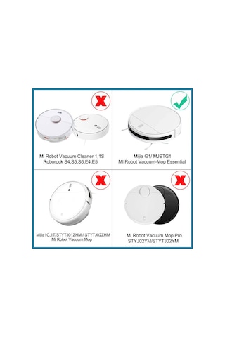 Xiaomi Mi Vacuum Mop 2in1 Essential Robot Süpürge Yan Fırça 2 adet