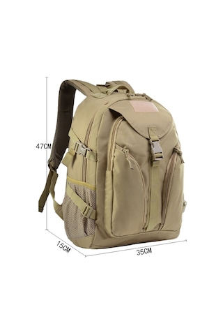 Ccgloball Çok Fonksiyonlu Kamuflaj Taktik Sırt Çantası, Büyük Kapasiteli Açık Hava Depolama Sırt Çantası Yeşil Ordu