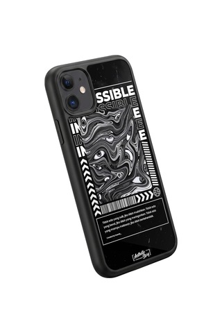 İphone 11 Uyumlu İmkansız Desenli Kamera Korumalı Darbelere Dayanıklı Kılıf 1157-imkansız-iphone11