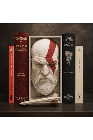Kratos Kitaplık Dekoru